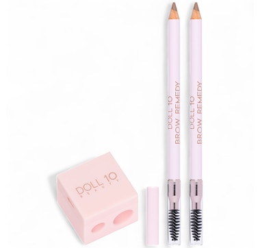 Product 110-463 / Price $53.00 , Doll 10 Brow Remedy Precision Powder Pencil Duo With Sharpener