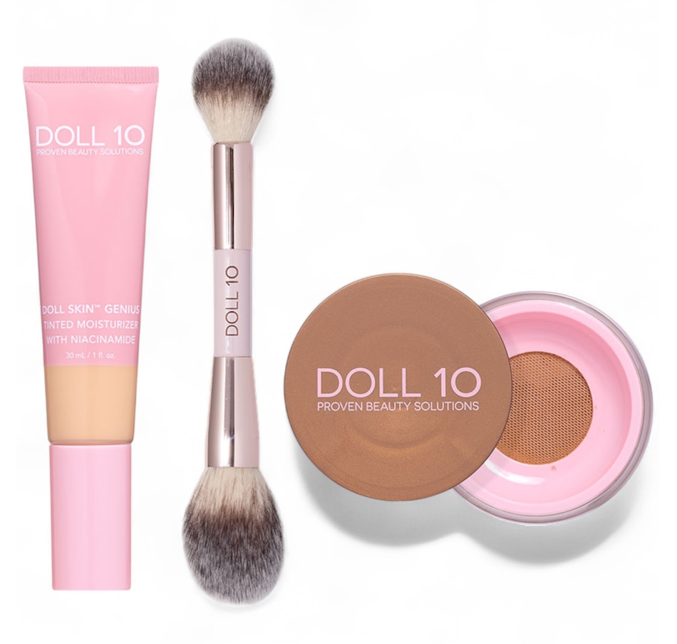 Image 110466_1P5LM.jpg, Product 110-466 / Price $70.00, Doll 10 Doll Ski Tinted Moisturizer With Warming Filter Powder and Brush from Doll 10 on TSC.ca's Beauty department