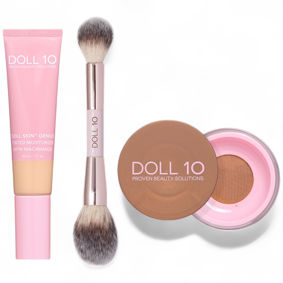 Image 110466_1P5LM.jpg, Product 110-466 / Price $63.99, Doll 10 Doll Ski Tinted Moisturizer With Warming Filter Powder and Brush from Doll 10 on TSC.ca's Beauty department