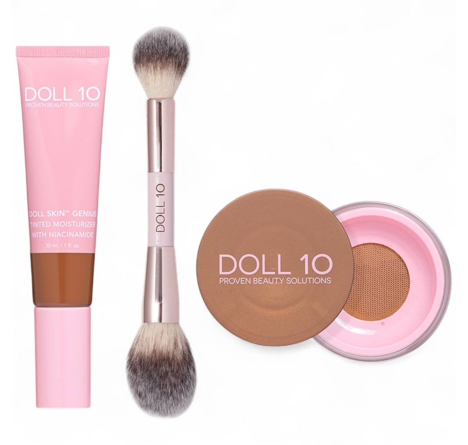 Image 110466_5RICH.jpg, Product 110-466 / Price $70.00, Doll 10 Doll Ski Tinted Moisturizer With Warming Filter Powder and Brush from Doll 10 on TSC.ca's Beauty department