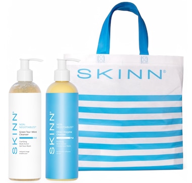 90-Day Auto-Delivery SKINN Non-Negotiables Supersize Cleanser Duo With Tote 