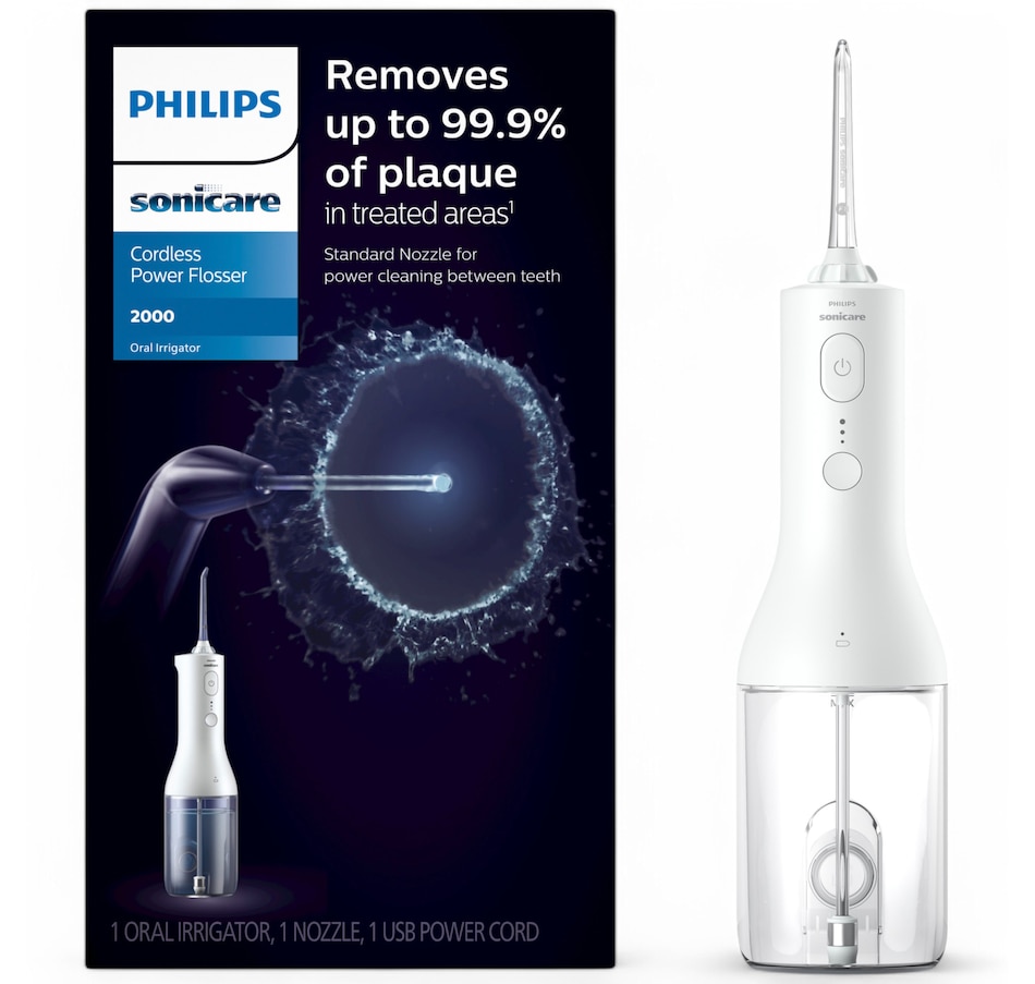 Image 110612_WHT.jpg, Product 110-612 / Price $79.99, Philips Sonicare Cordless Power Flosser 2000 from Philips on TSC.ca's Beauty department