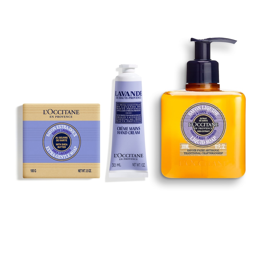 Image 110700.jpg, Product 110-700 / Price $60.00, L'Occitane Shea Lavender Trio from L'Occitane on TSC.ca's Beauty department