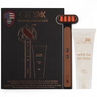 GLO24K 7-In-1 Super Wand With Hydra Gel Bundle