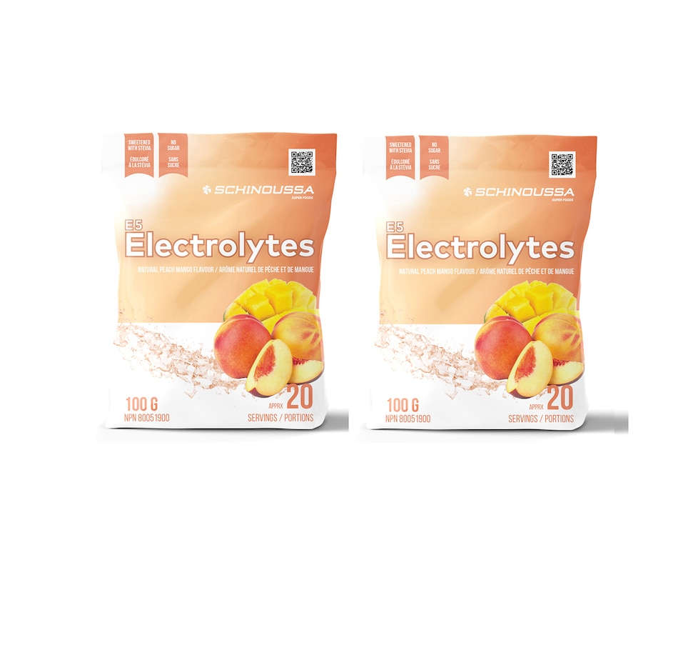 Image 110741.jpg, Product 110-741 / Price $69.99, 40-Day Auto-Delivery Schinoussa E5 Electrolytes Duo from Schinoussa on TSC.ca's Health & Fitness department