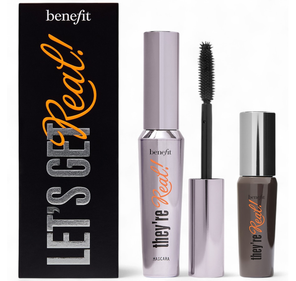 Image 110871.jpg, Product 110-871 / Price $46.00, Benefit Let’s Get Real Lengthening Mascara Duo from Benefit Cosmetics on TSC.ca's Beauty department