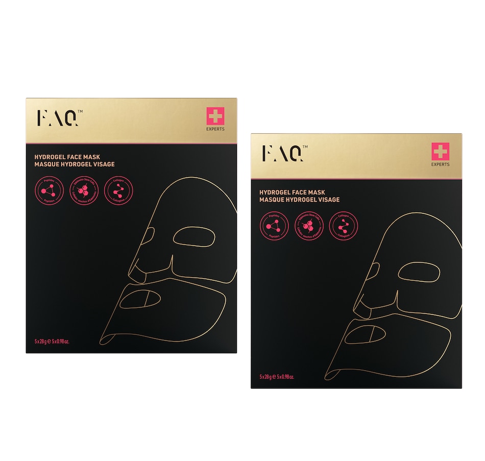 Image 110874.jpg, Product 110-874 / Price $249.99, FAQ Hydrogel Face Mask 5-Pack Duo from FAQ on TSC.ca's Beauty department