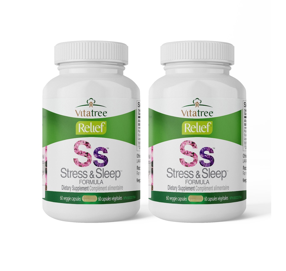 60-Day Auto-Delivery VitaTree Relief Stress and Sleep Formula, 60-Day
