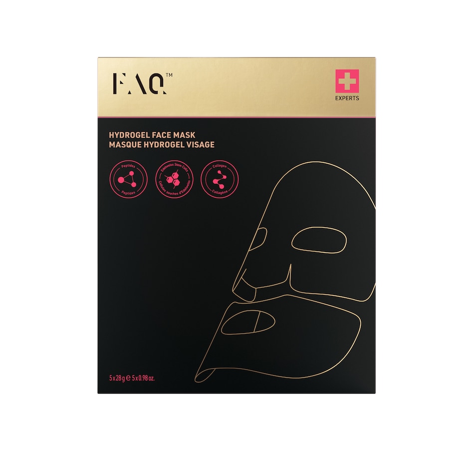Image 111450.jpg, Product 111-450 / Price $129.00, FAQ Hydrogel Face Mask 5-Pack from FAQ on TSC.ca's Beauty department