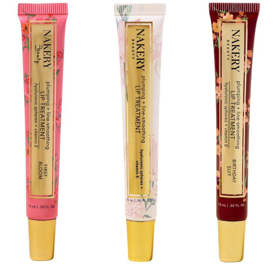 Image 111455.jpg, Product 111-455 / Price $49.00, Nakery Plumping + Line Smoothing Lip Treatment Trio from Nakery Beauty on TSC.ca's Beauty department