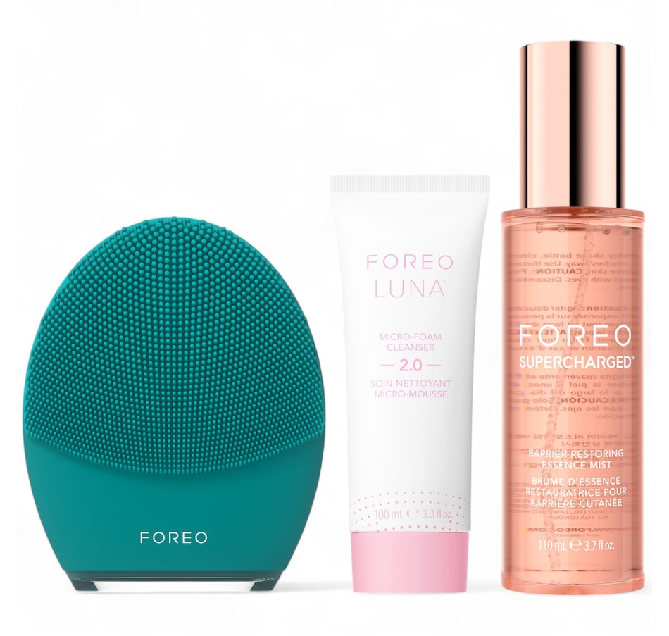Foreo Luna 4 With Supercharged Mist and Micro-Foam Cleanser Bundle