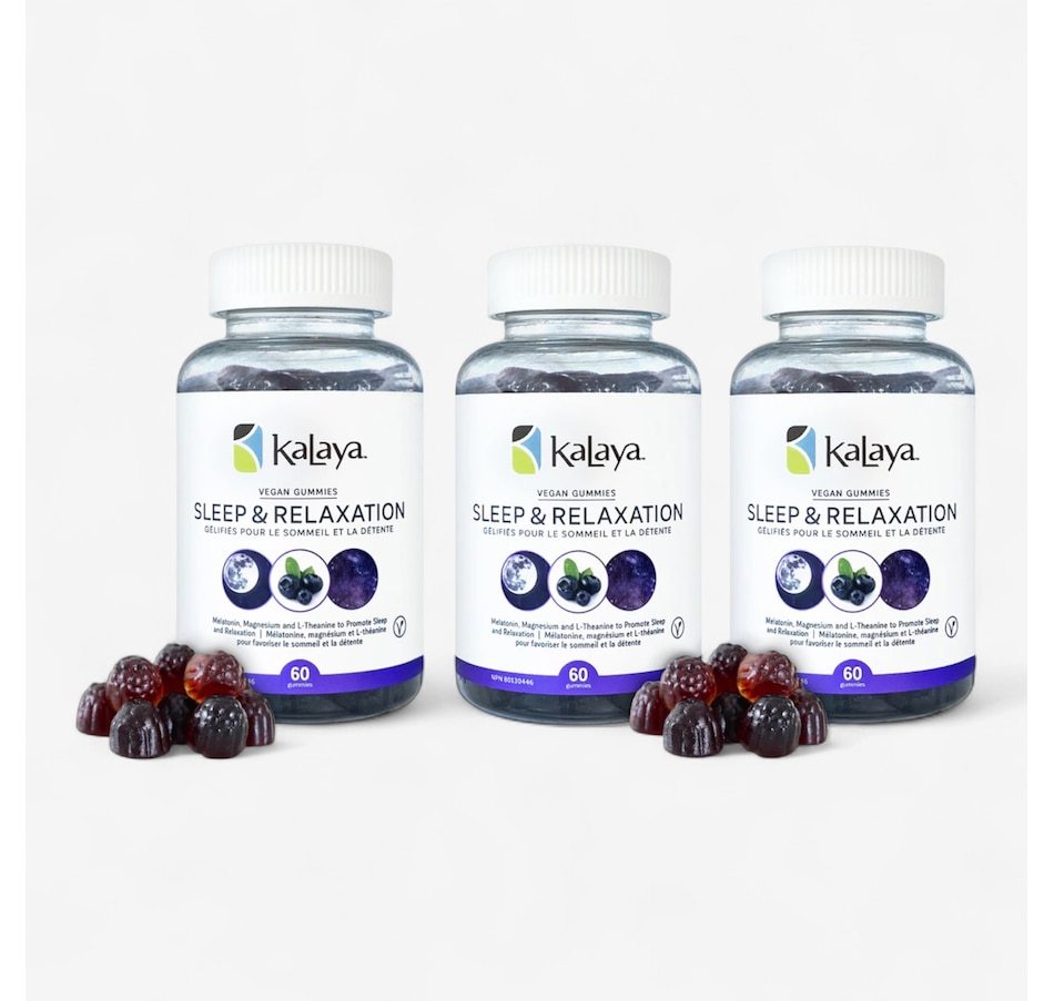 Image 111552.jpg, Product 111-552 / Price $145.00, KaLaya Sleep & Relaxation Gummies Trio from KaLaya on TSC.ca's Health & Fitness department