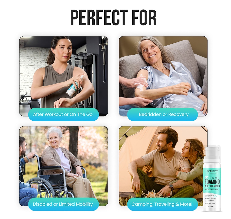 Image 111593_ALTMORE5.jpg, Product 111-593 / Price $19.99, Scrubzz Rinse Free Foaming Body Cleanser from Scrubzz on TSC.ca's Beauty department