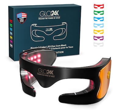 GLO24K Bionic 7 Colour LED Eye Care Mask
