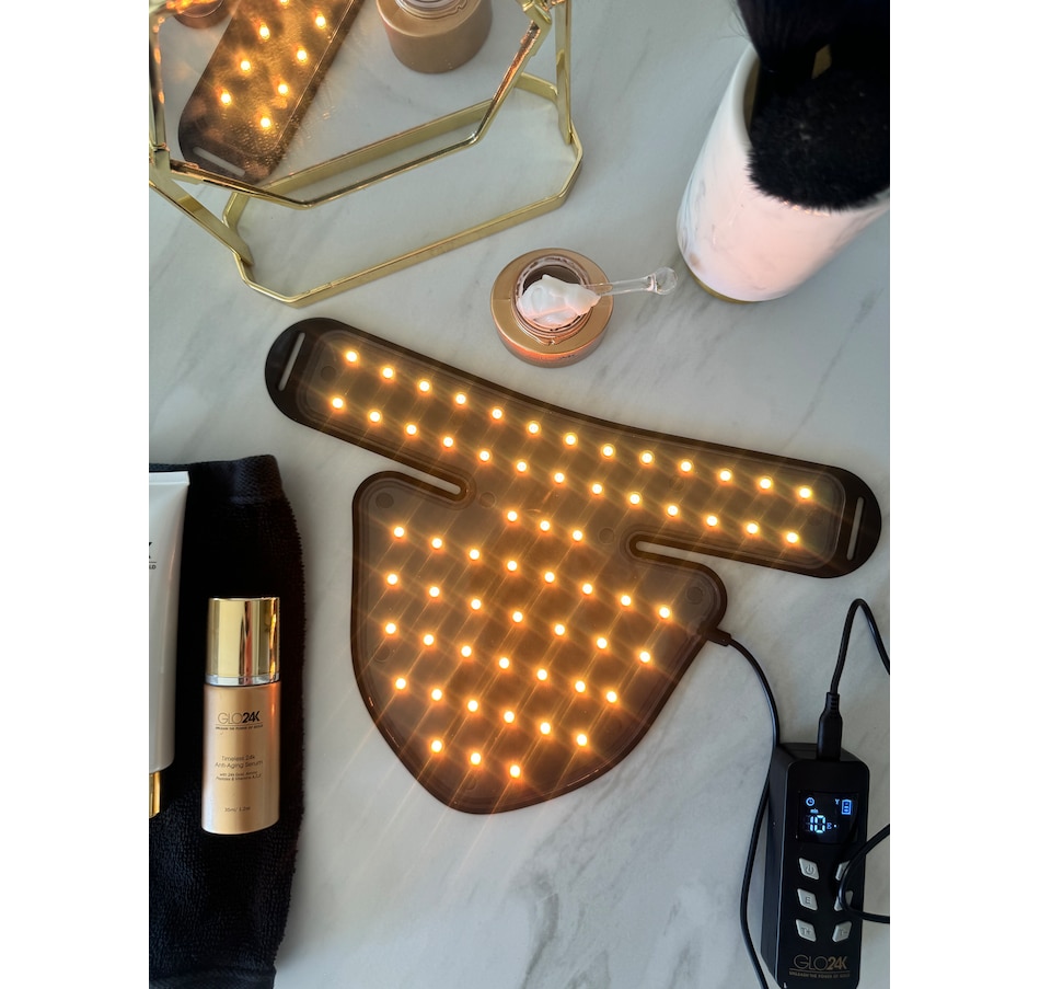Image 111930_ALTMORE3.jpg, Product 111-930 / Price $650.00, GLO24K Colour LED Super Mask For the Neck, Chest, and Décolleté from GLO24k on TSC.ca's Beauty department