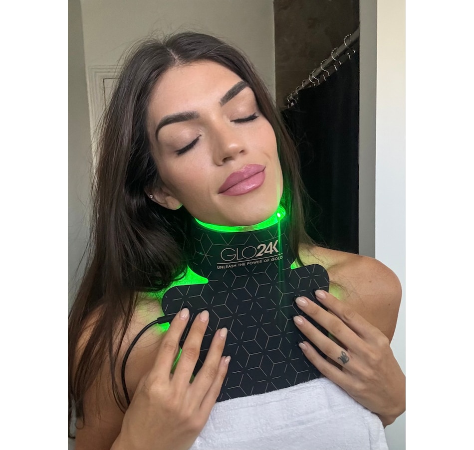 Image 111930_ALTMORE9.jpg, Product 111-930 / Price $650.00, GLO24K Colour LED Super Mask For the Neck, Chest, and Décolleté from GLO24k on TSC.ca's Beauty department