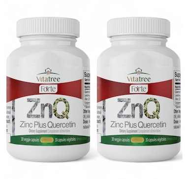 Product 111-937 / Price $71.99 , 60-Day Auto-Delivery VitaTree Forte Zinc Plus Quercetin 60 Day