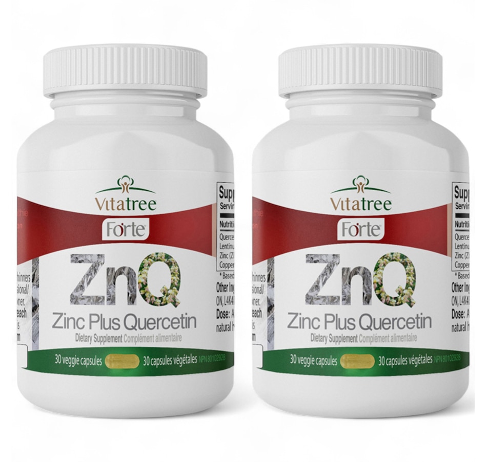 60-Day Auto-Delivery VitaTree Forte Zinc Plus Quercetin 60 Day