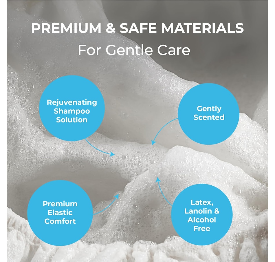 Image 112212_ALTMORE4.jpg, Product 112-212 / Price $24.99, Scrubbz Rinse Free Shampoo Cap 3-Pack from Scrubzz on TSC.ca's Beauty department