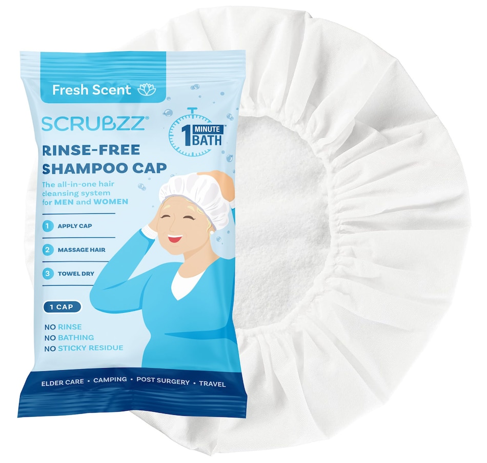 Image 112213_FRSH.jpg, Product 112-213 / Price $9.99, Scrubbz Rinse Free Shampoo Cap from Scrubzz on TSC.ca's Beauty department