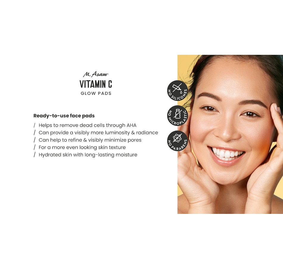 Image 112253_ALTMORE1.jpg, Product 112-253 / Price $56.99, M. Asam Vitamin C Glow Pads (60 pieces) from M. Asam on TSC.ca's Beauty department