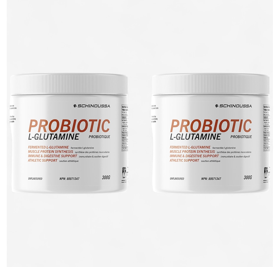 Image 112263.jpg, Product 112-263 / Price $59.99, 60-Day Auto-Delivery Schinoussa Probiotic L-Glutamine Duo from Schinoussa on TSC.ca's Health & Fitness department