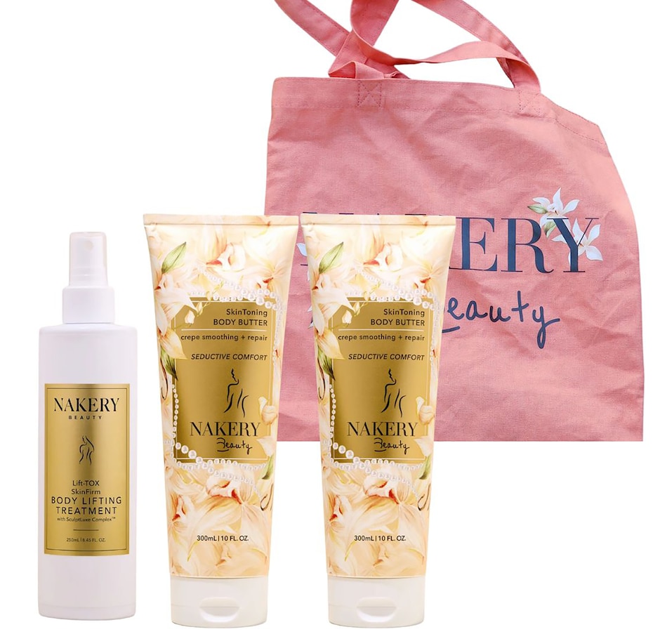 Image 112284_SECOM.jpg, Product 112-284 / Price $49.00, Nakery Firm, Lift, & Repair 4-Piece Body Bundle from Nakery Beauty on TSC.ca's Beauty department