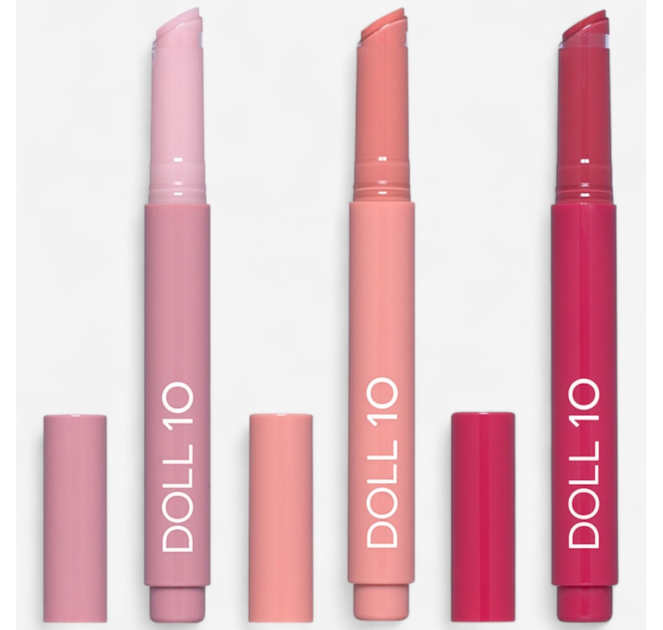 Image 112315.jpg, Product 112-315 / Price $89.00, Doll 10 Sweet Sensations Peptide Plump Lip Oil Trio from Doll 10 on TSC.ca's Beauty department