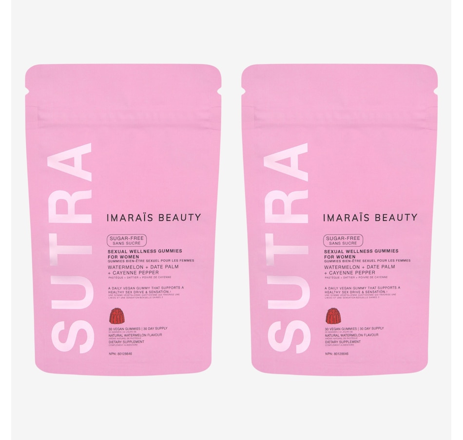 Image 112562.jpg, Product 112-562 / Price $39.99, 60-Day Auto-Delivery - Imaraïs Beauty Sutra Sexual Wellness for Women Gummies Duo from IMARAÏS Beauty on TSC.ca's Health & Fitness department