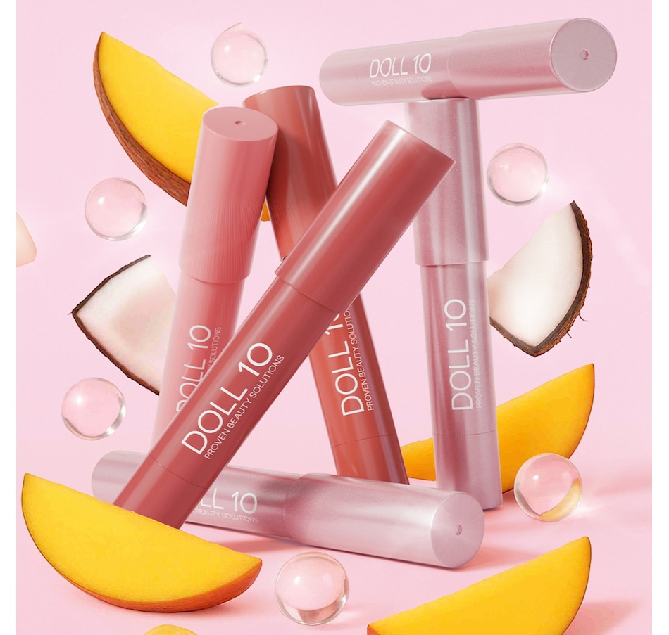 Image 112583_ALTMORE5.jpg, Product 112-583 / Price $89.00, Doll 10 Lip Indulgence 6-Piece Crayon Collection in Gift Box from Doll 10 on TSC.ca's Beauty department