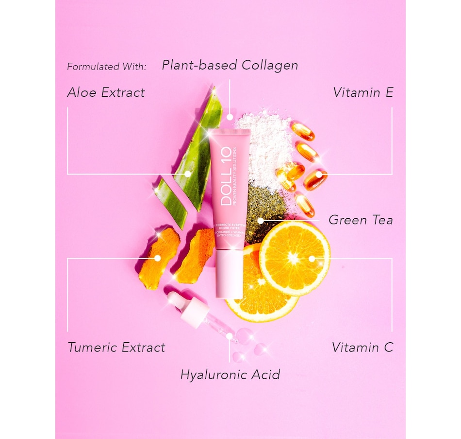 Image 112584_ALTMORE8.jpg, Product 112-584 / Price $58.00, Doll 10 Super Size TCE Liquid Filter Foundation with Brush from Doll 10 on TSC.ca's Beauty department