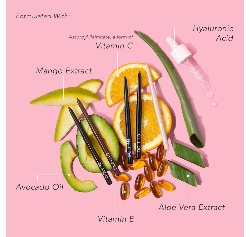 Image 112587_ALTMORE1.jpg, Product 112-587 / Price $89.00, Doll 10 Make a Memory TCE 5-Piece Eyeliner Collection from Doll 10 on TSC.ca's Beauty department