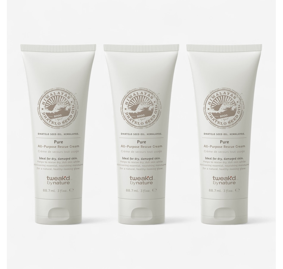 Image 112632_PUNS.jpg, Product 112-632 / Price $49.99, Tweak'd by Nature All-Purpose Rescue Cream 3-Piece Holiday Collection from Tweak'd by Nature on TSC.ca's Beauty department