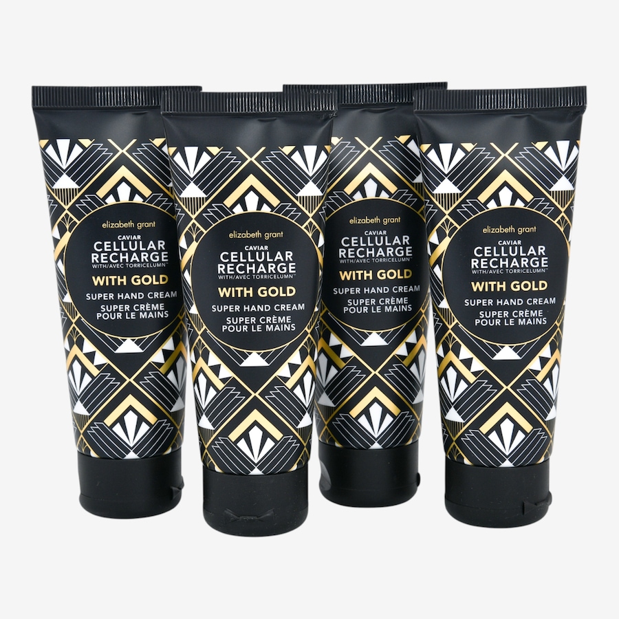 Image 112658.jpg, Product 112-658 / Price $39.99, Elizabeth Grant Caviar Super Hand Cream with Gold 4-Pack from Elizabeth Grant on TSC.ca's Beauty department
