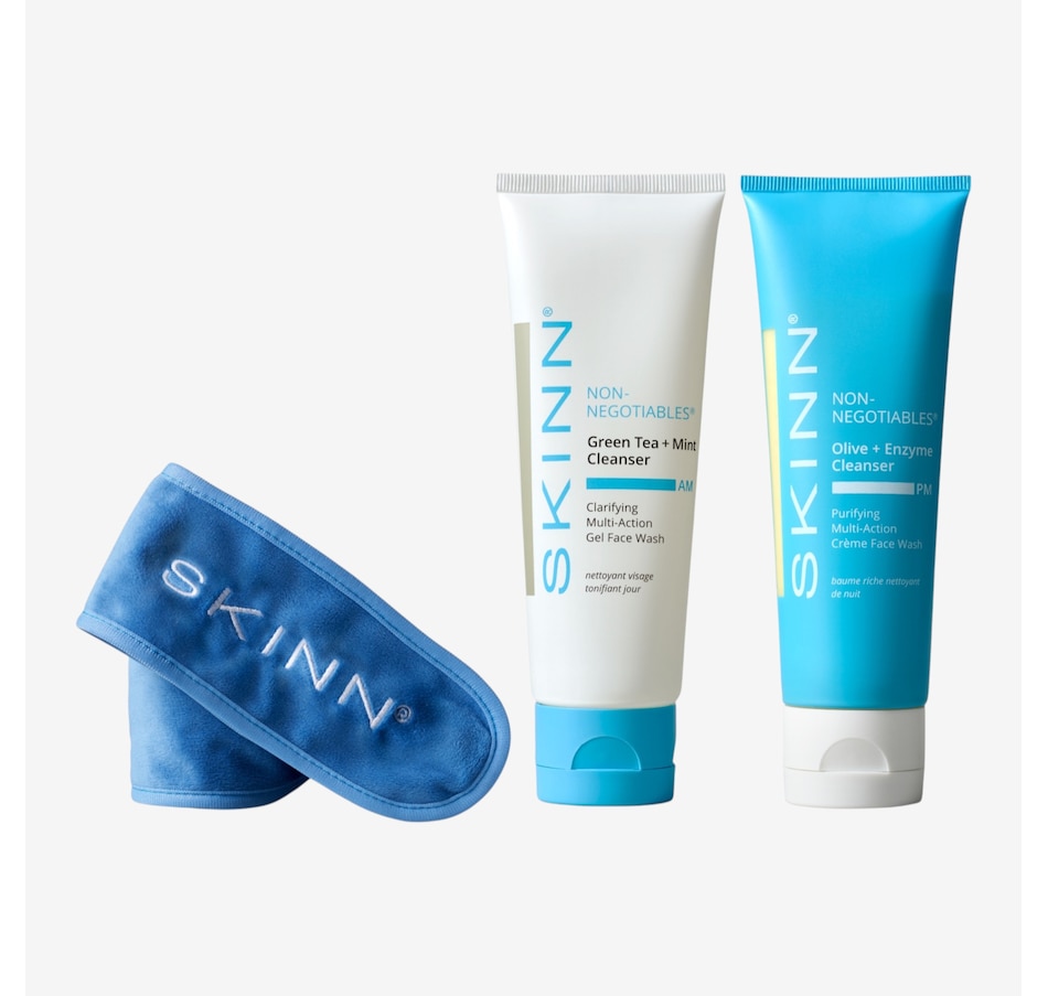 Image 112685.jpg, Product 112-685 / Price $49.99, SKINN Non-Negotiables Cleansing Duo With Headband from SKINN on TSC.ca's Beauty department