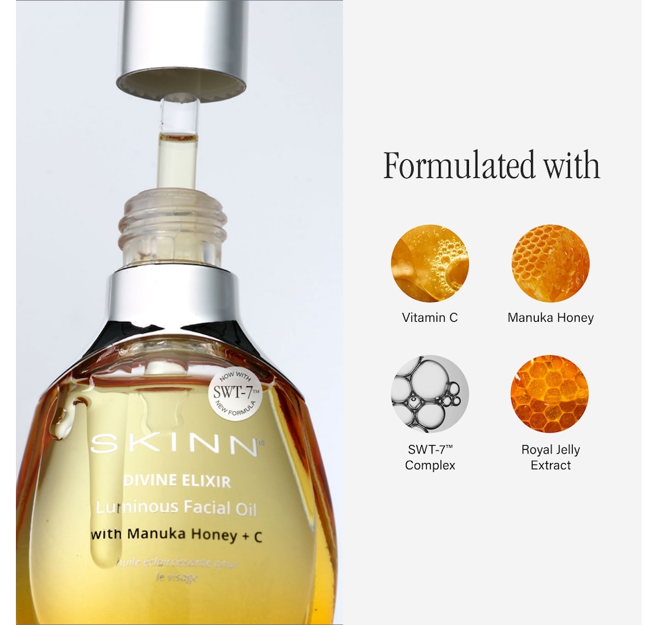Image 112686_ALTMORE1.jpg, Product 112-686 / Price $64.99 - $119.98, SKINN Divine Elixir Luminous Facial Oil with SWT-7™ & Lip from SKINN on TSC.ca's Beauty department