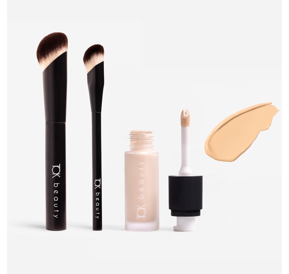 Image 112699_100.jpg, Product 112-699 / Price $99.00, TOK Beauty Neive Serum Foundation and Concealer with Brushes from TOK Beauty on TSC.ca's Beauty department