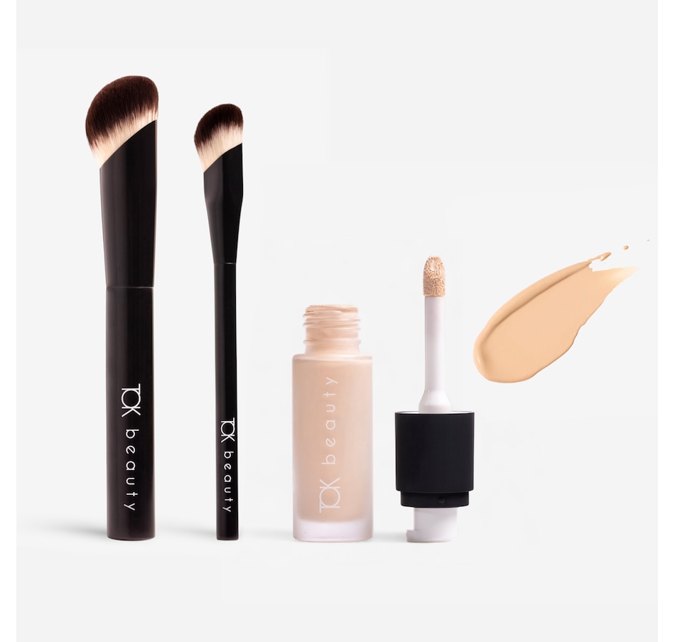 Image 112699_150.jpg, Product 112-699 / Price $99.00, TOK Beauty Neive Serum Foundation and Concealer with Brushes from TOK Beauty on TSC.ca's Beauty department