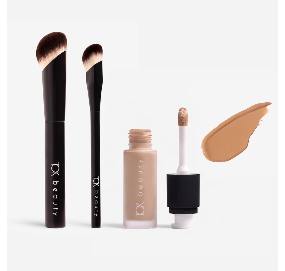 Image 112699_350D.jpg, Product 112-699 / Price $99.00, TOK Beauty Neive Serum Foundation and Concealer with Brushes from TOK Beauty on TSC.ca's Beauty department