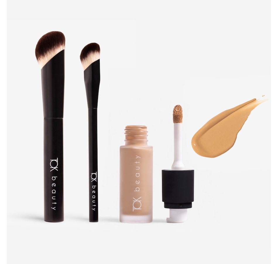 Image 112699_450D.jpg, Product 112-699 / Price $99.00, TOK Beauty Neive Serum Foundation and Concealer with Brushes from TOK Beauty on TSC.ca's Beauty department