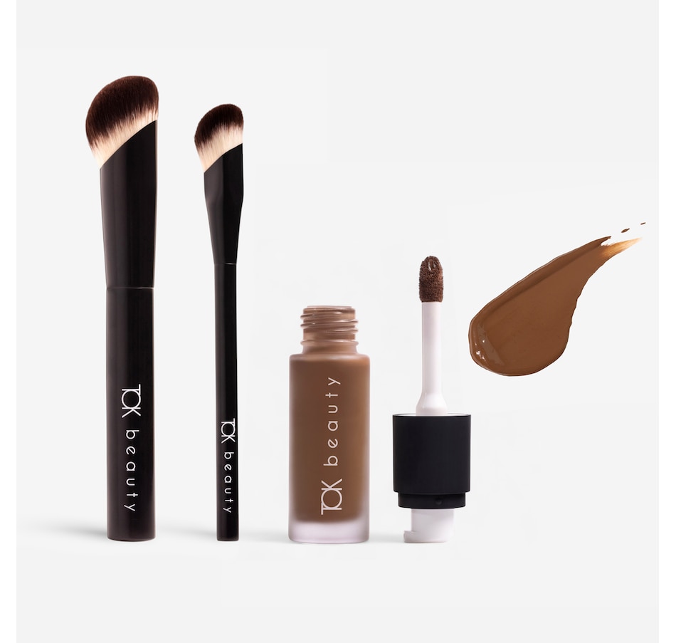 Image 112699_800.jpg, Product 112-699 / Price $99.00, TOK Beauty Neive Serum Foundation and Concealer with Brushes from TOK Beauty on TSC.ca's Beauty department