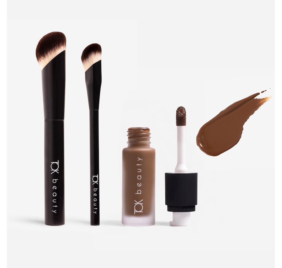 Image 112699_850.jpg, Product 112-699 / Price $99.00, TOK Beauty Neive Serum Foundation and Concealer with Brushes from TOK Beauty on TSC.ca's Beauty department