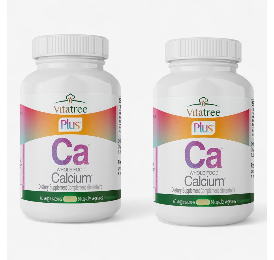 Image 112734.jpg, Product 112-734 / Price $66.99, 60-Day Auto-Delivery VitaTree Whole Food Calcium Capsules 60 Day from VitaTree Nutritionals on TSC.ca's department