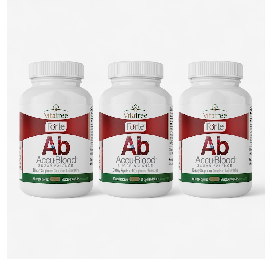 Image 112823.jpg, Product 112-823 / Price $122.99, 90-Day Auto-Delivery VitaTree Forte Accu-Blood Sugar Balance 90-Day from VitaTree Nutritionals on TSC.ca's department