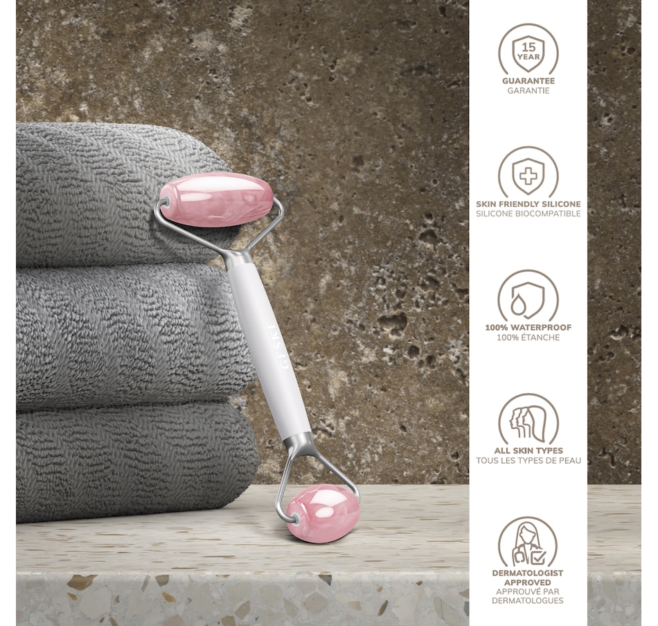 Image 112838_ALTMORE2.jpg, Product 112-838 / Price $55.95, Geske Face and Body Rose Quartz Roller from GESKE on TSC.ca's Beauty department