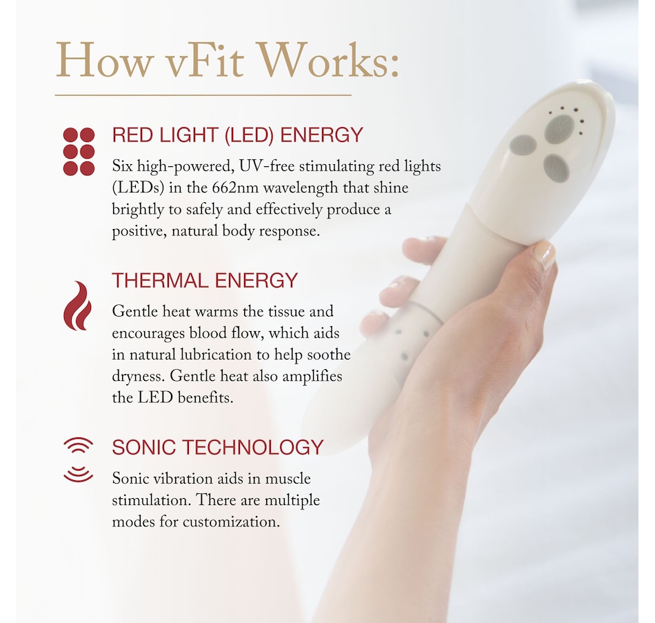 Image 112841_ALTMORE5.jpg, Product 112-841 / Price $545.00, Joylux vFit Red Light Intimate Wellness Device from Joylux on TSC.ca's Health & Fitness department