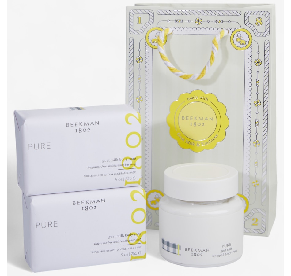 Image 112851_PURMK.jpg, Product 112-851 / Price $99.00, Beekman 3-Piece Bath & Body Collection from Beekman 1802 on TSC.ca's Beauty department