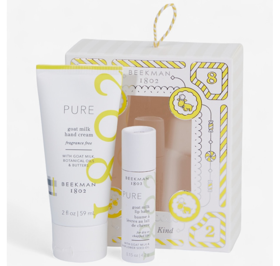 Image 112853_PURMK.jpg, Product 112-853 / Price $38.00, Beekman Hand Cream & Lip Balm Set from Beekman 1802 on TSC.ca's Beauty department