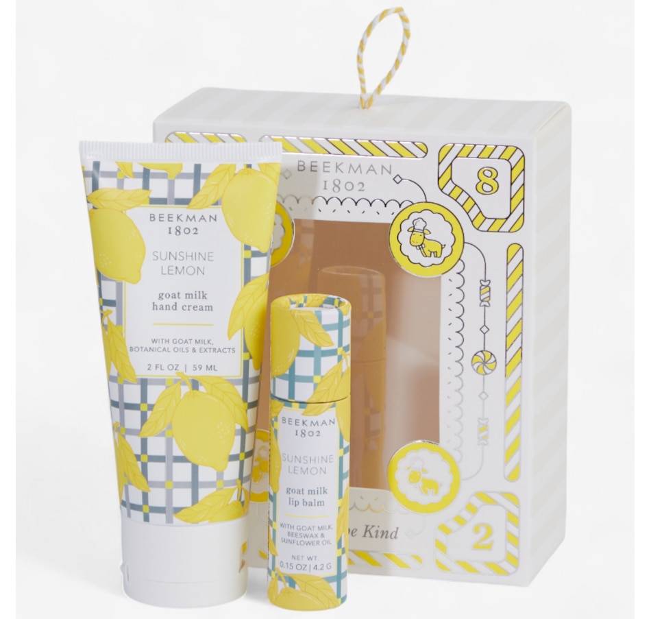 Image 112853_SSLMN.jpg, Product 112-853 / Price $38.00, Beekman Hand Cream & Lip Balm Set from Beekman 1802 on TSC.ca's Beauty department