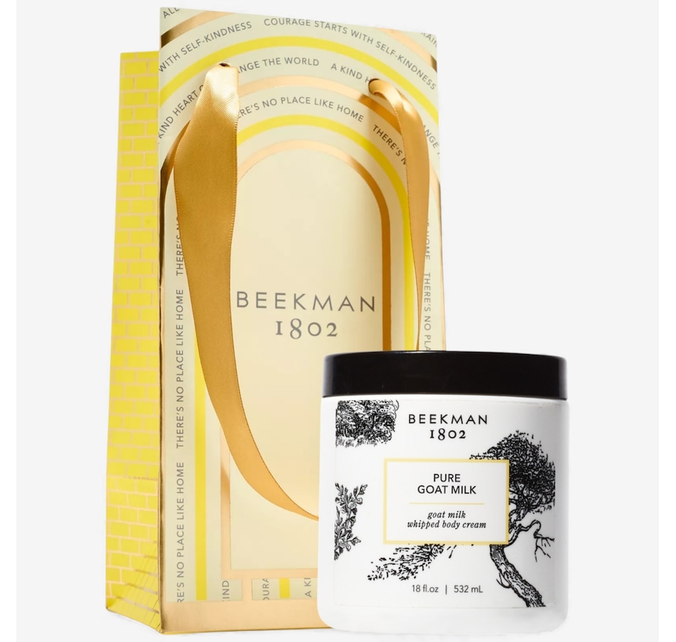 Image 112857_PURMK.jpg, Product 112-857 / Price $49.99, Beekman 1802 Whipped Body Cream With Gift Bag from Beekman 1802 on TSC.ca's Beauty department